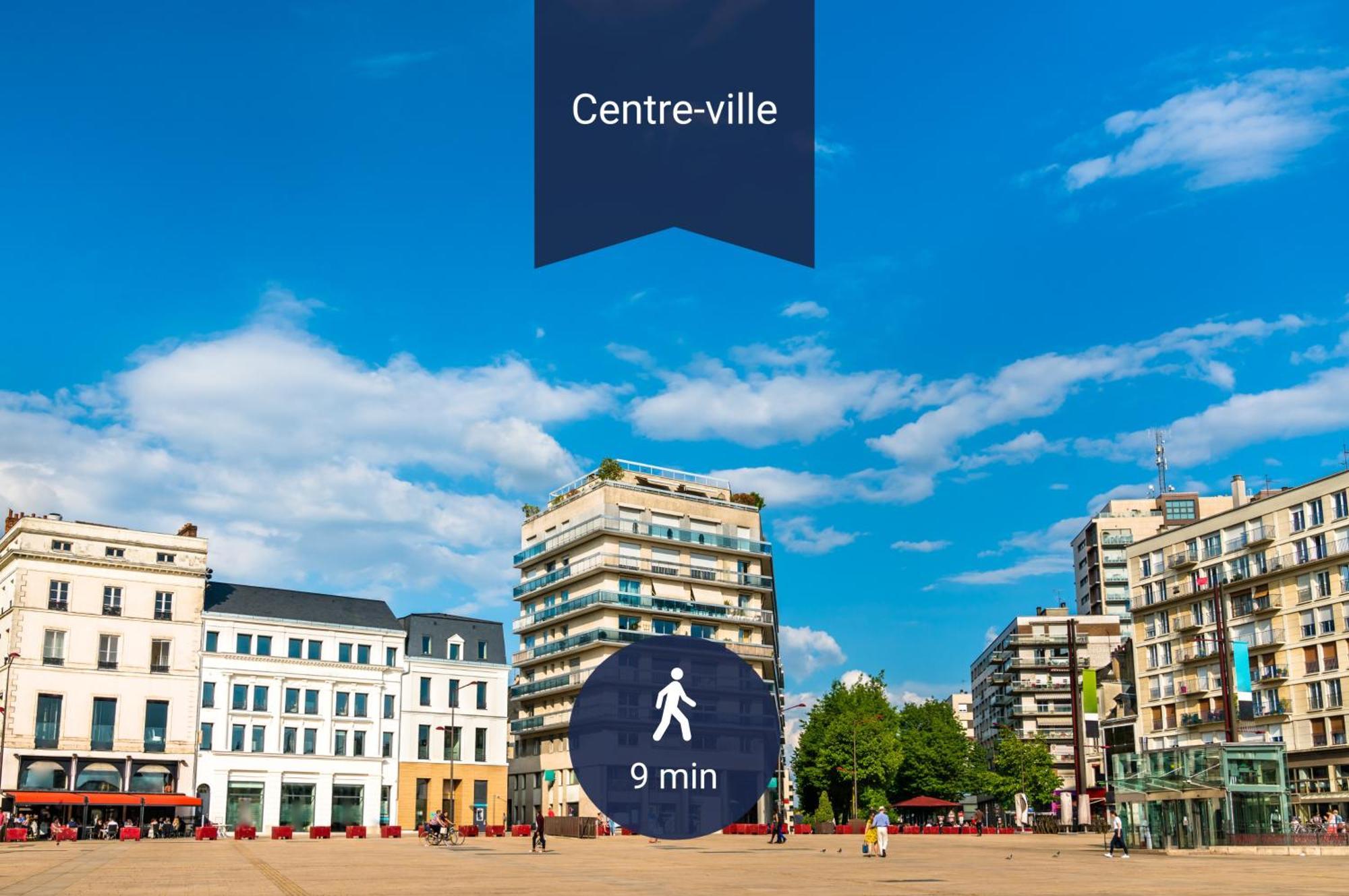 A La Clef - Charmant Studio Proche Gare Et Centre - Ideal Pro & Couple - Wifi Le Mans Exterior foto
